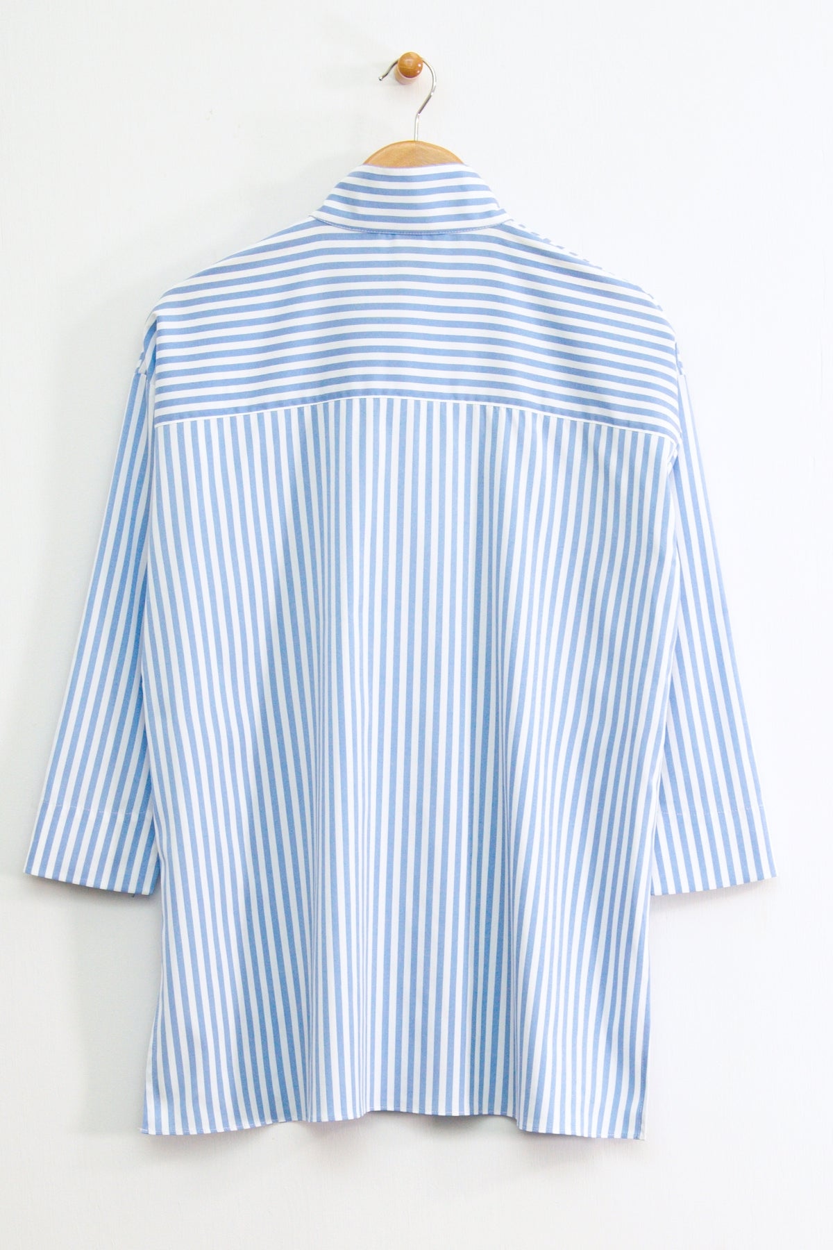 36" Oversized Striped Blouse