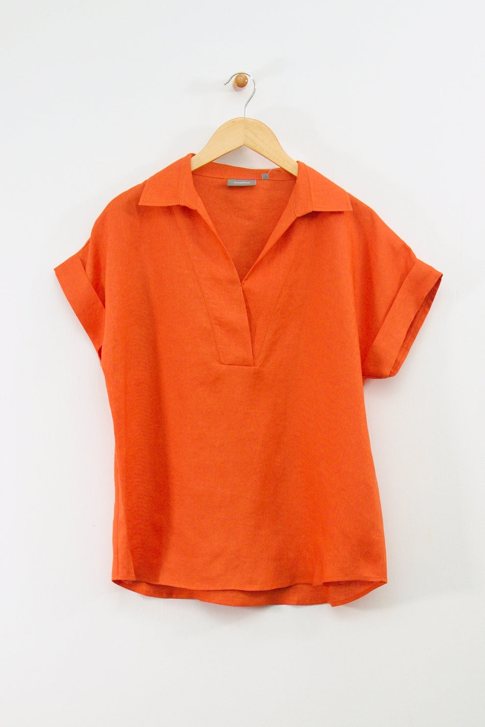 26" Short Sleeve Collared Pullover