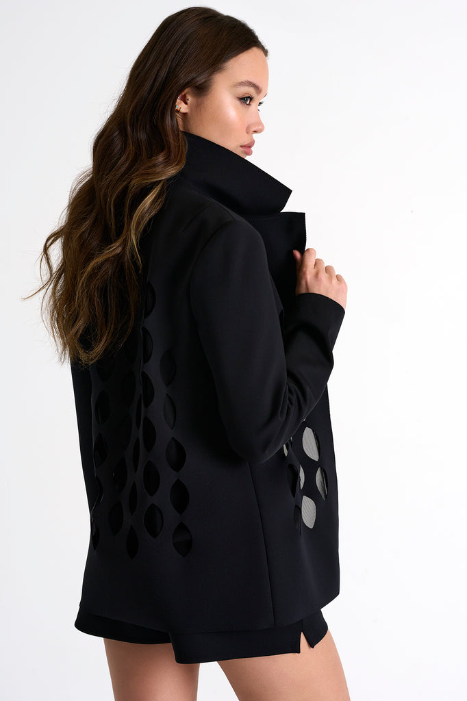 Lazer Cut Blazer SHAN