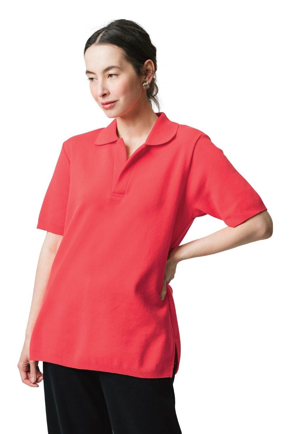 27” Short Sleeve Polo Top New Orleans Knitwear