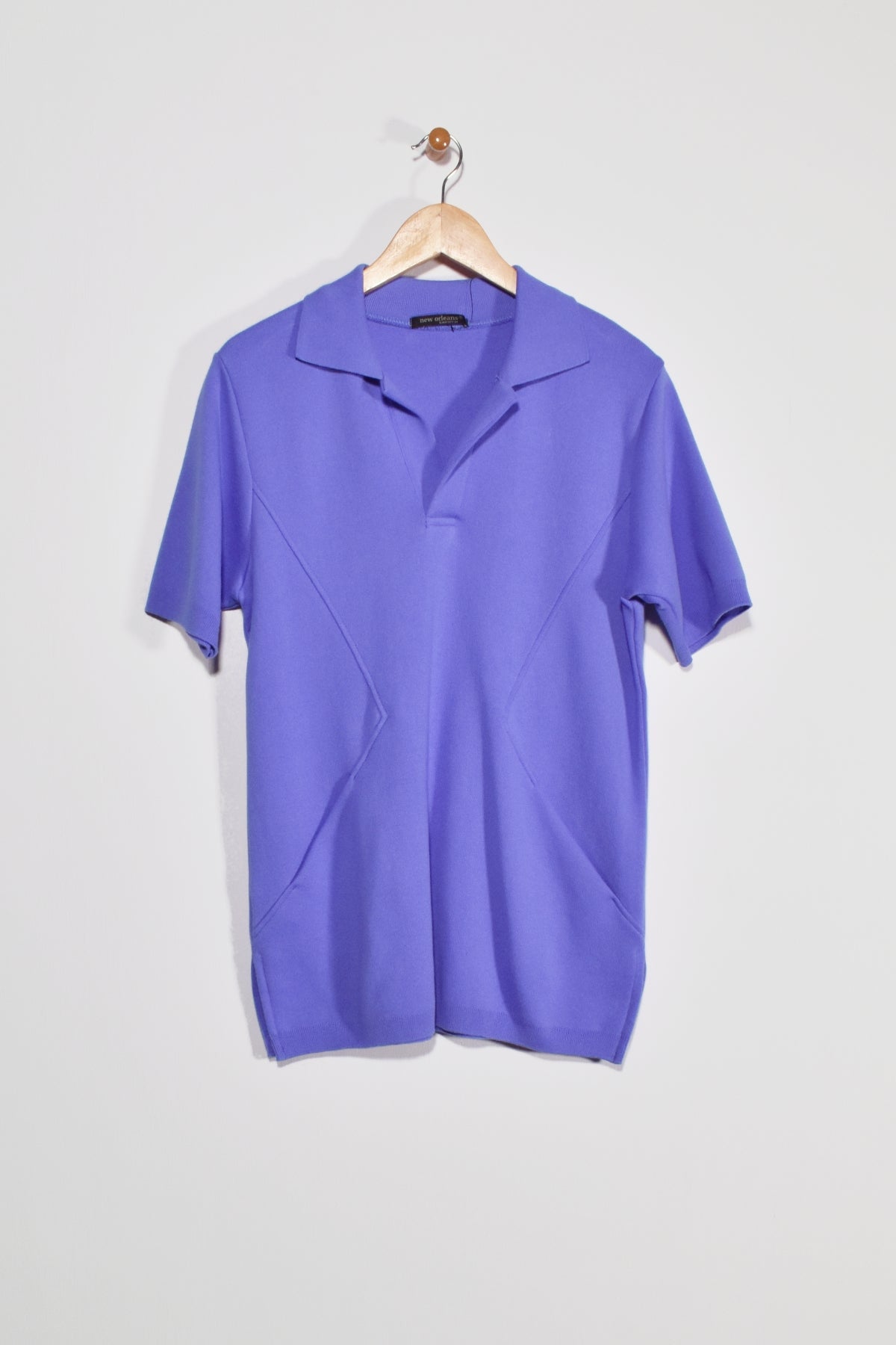 27” Short Sleeve Polo Top New Orleans Knitwear