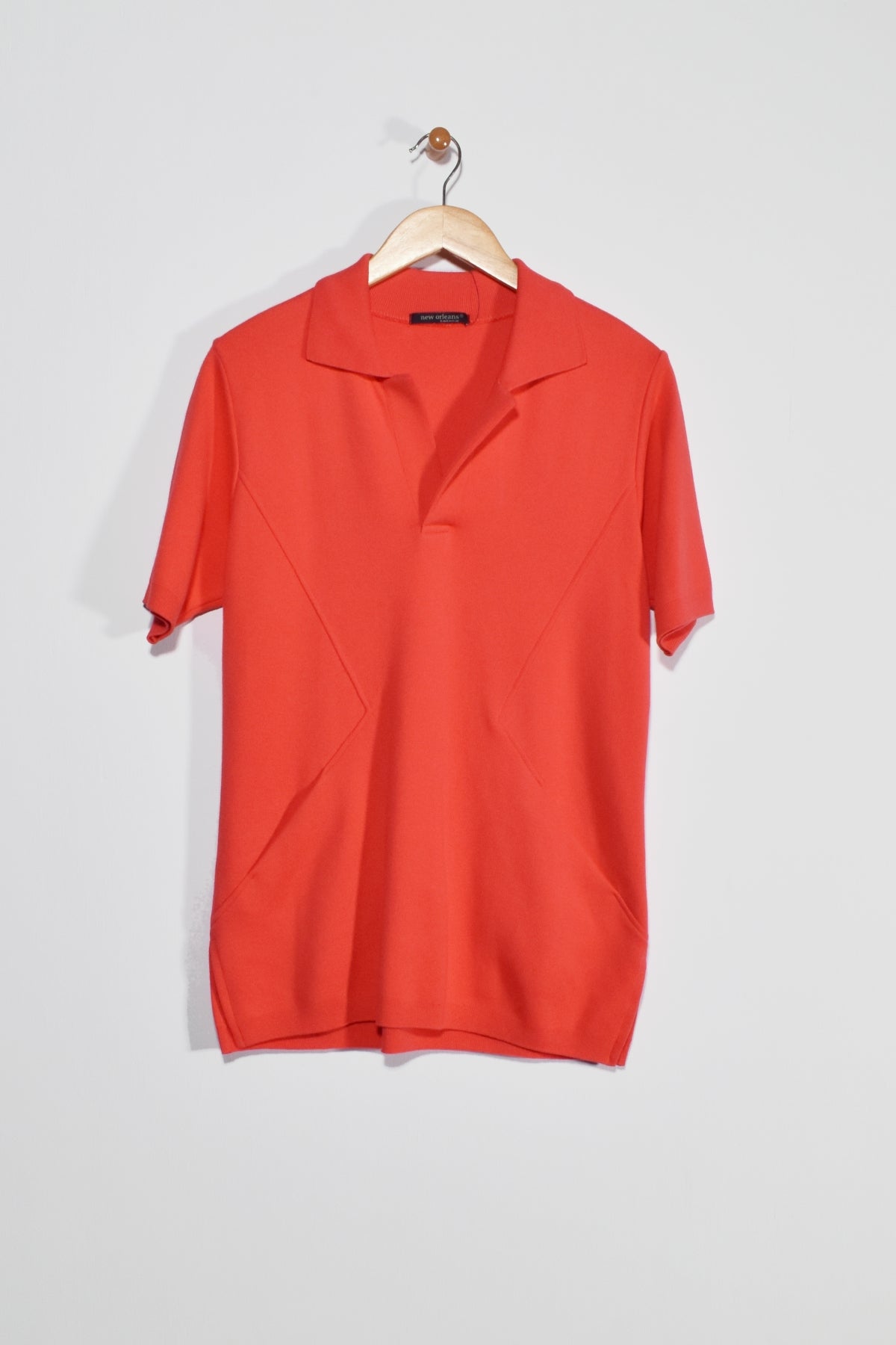 27” Short Sleeve Polo Top New Orleans Knitwear