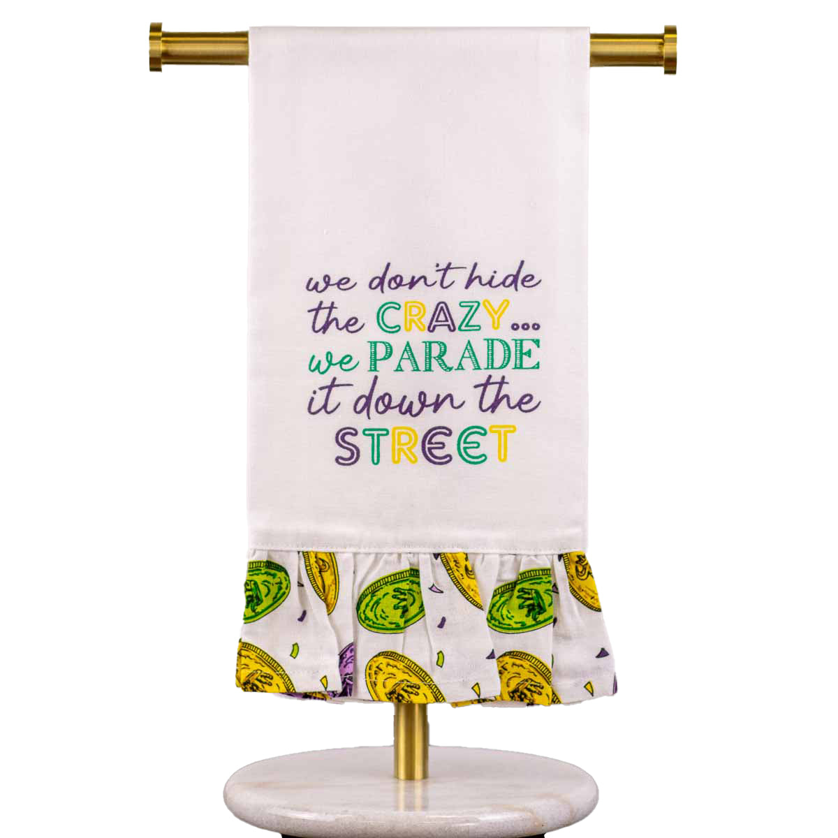 Parade Doubloons Hand Towel