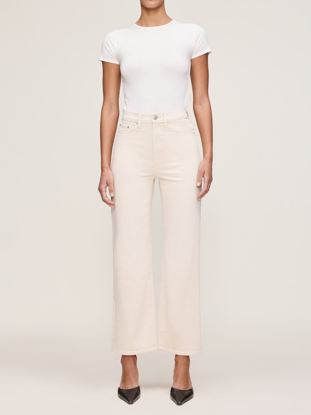 Karmine Refined Wide Leg High Rise 28" Jeans