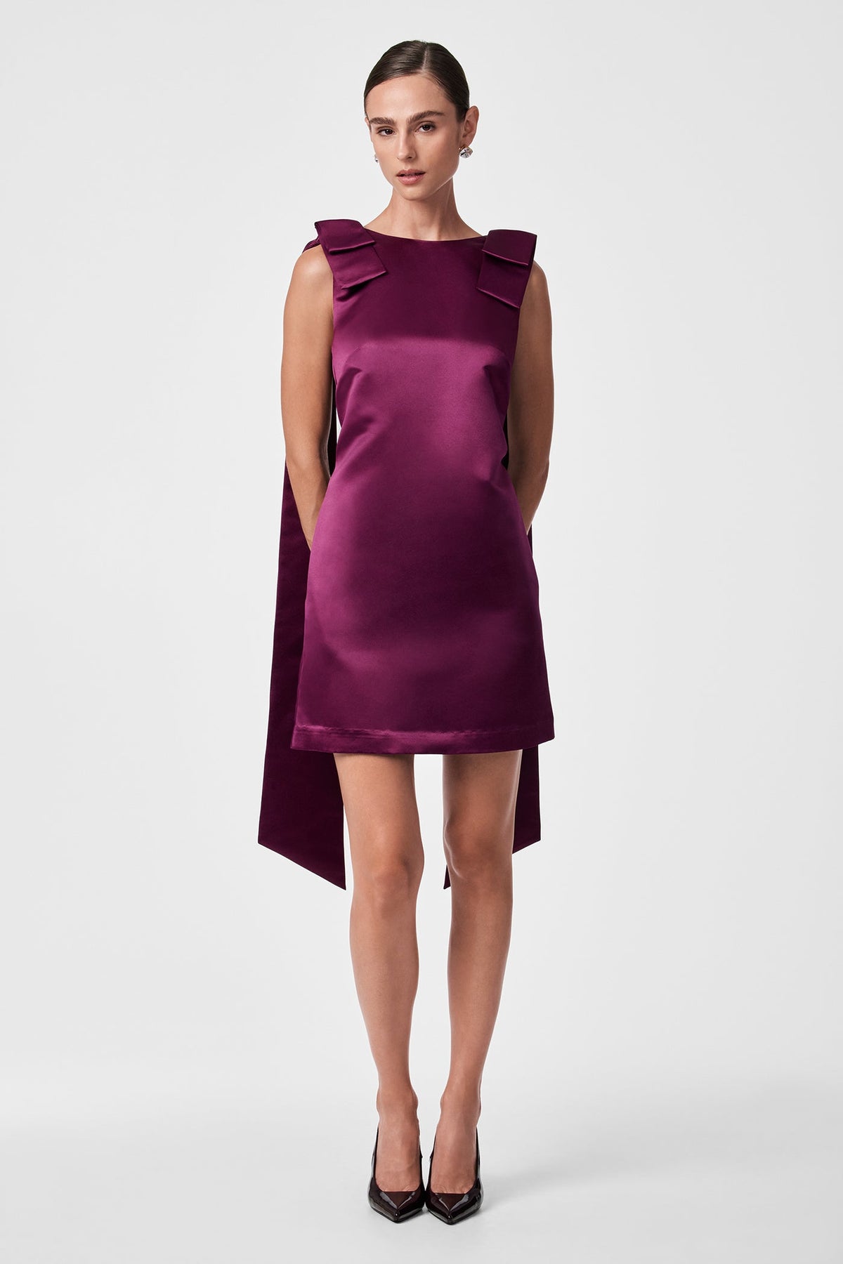 Priscilla Bow Mini Dress