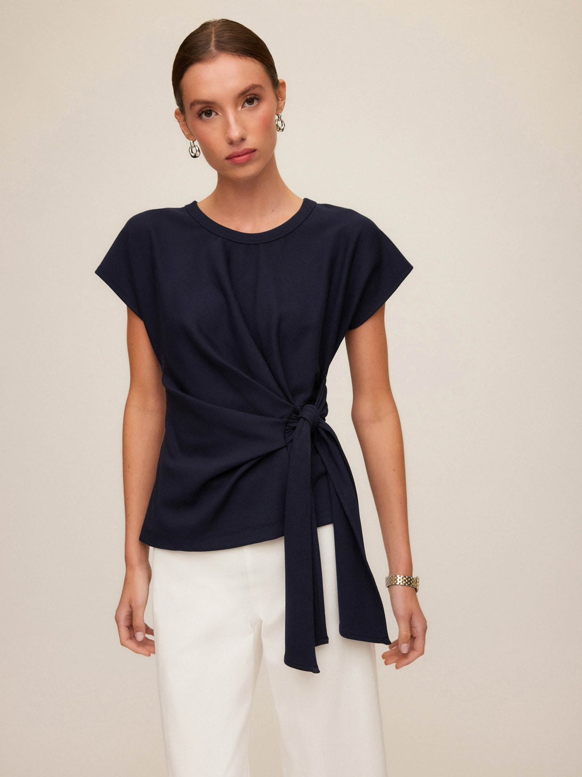 Greta Side Knot Top