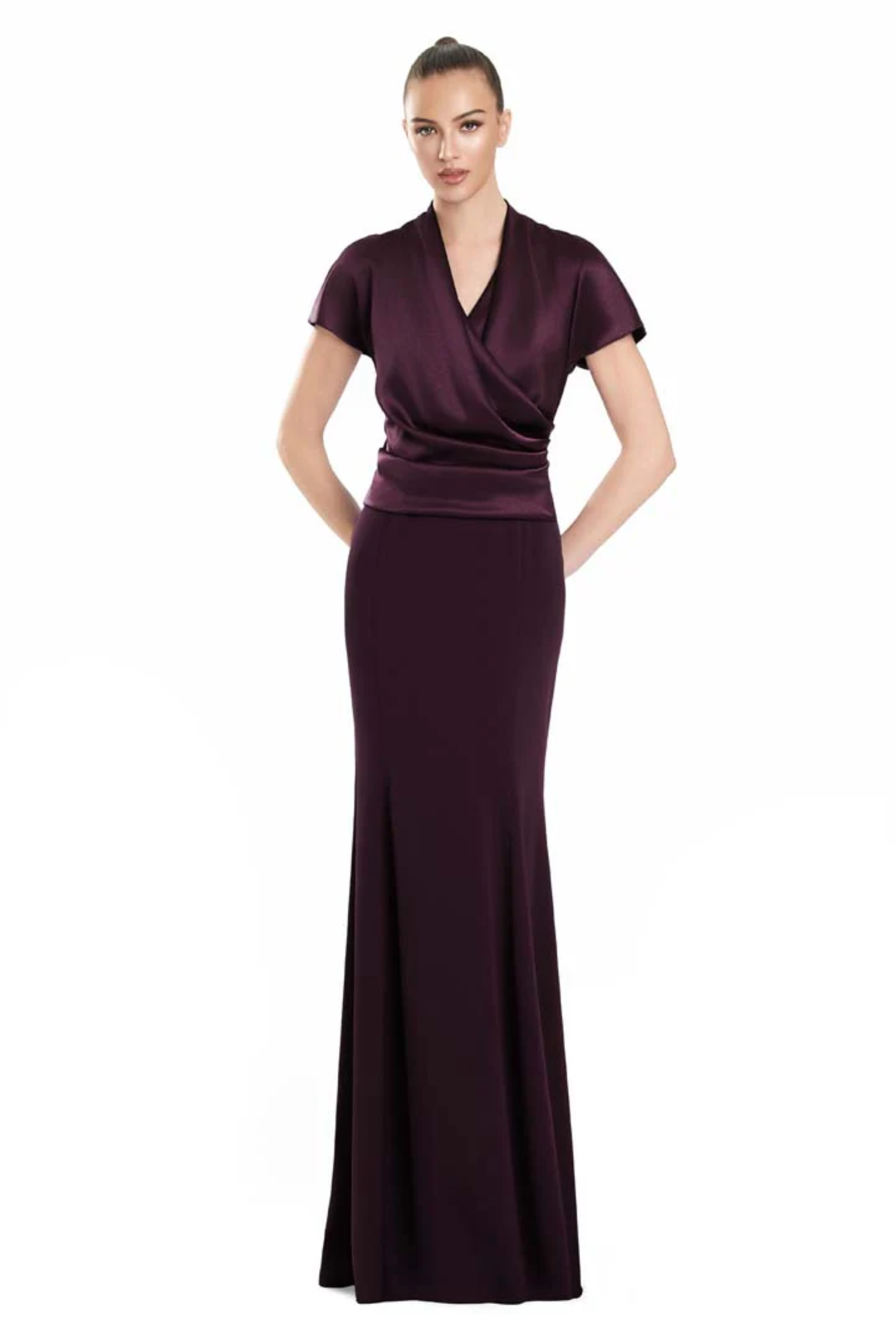 Draped Bodice Gown
