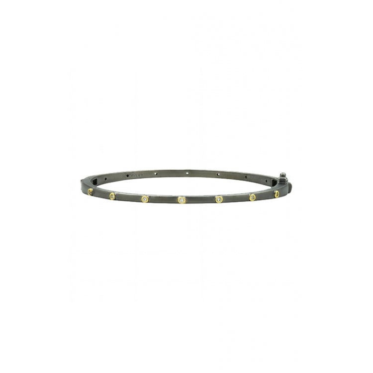 Thin Bezel Stacking Bangle