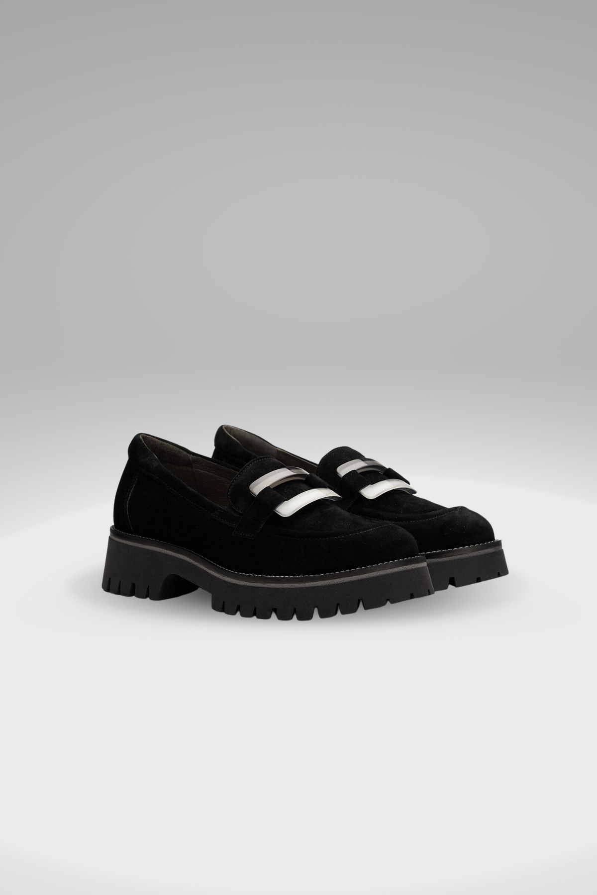 Vanna Chunk Heel Loafer W/ Bkl Softwaves