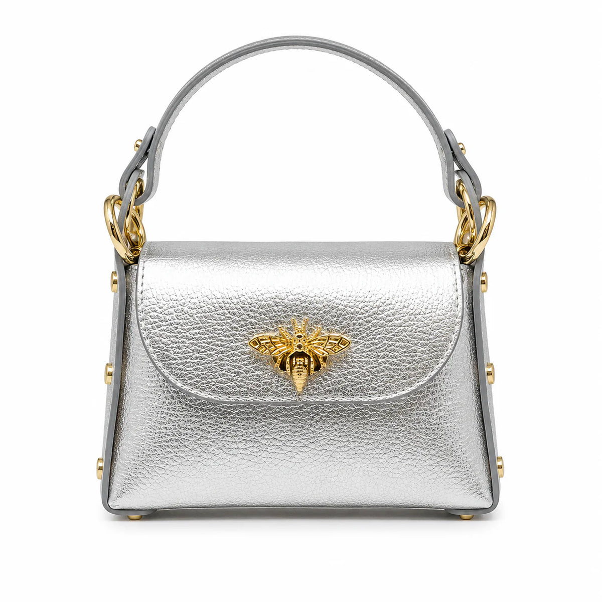 Genuine Italian Leather Bumblebee Mini Bag