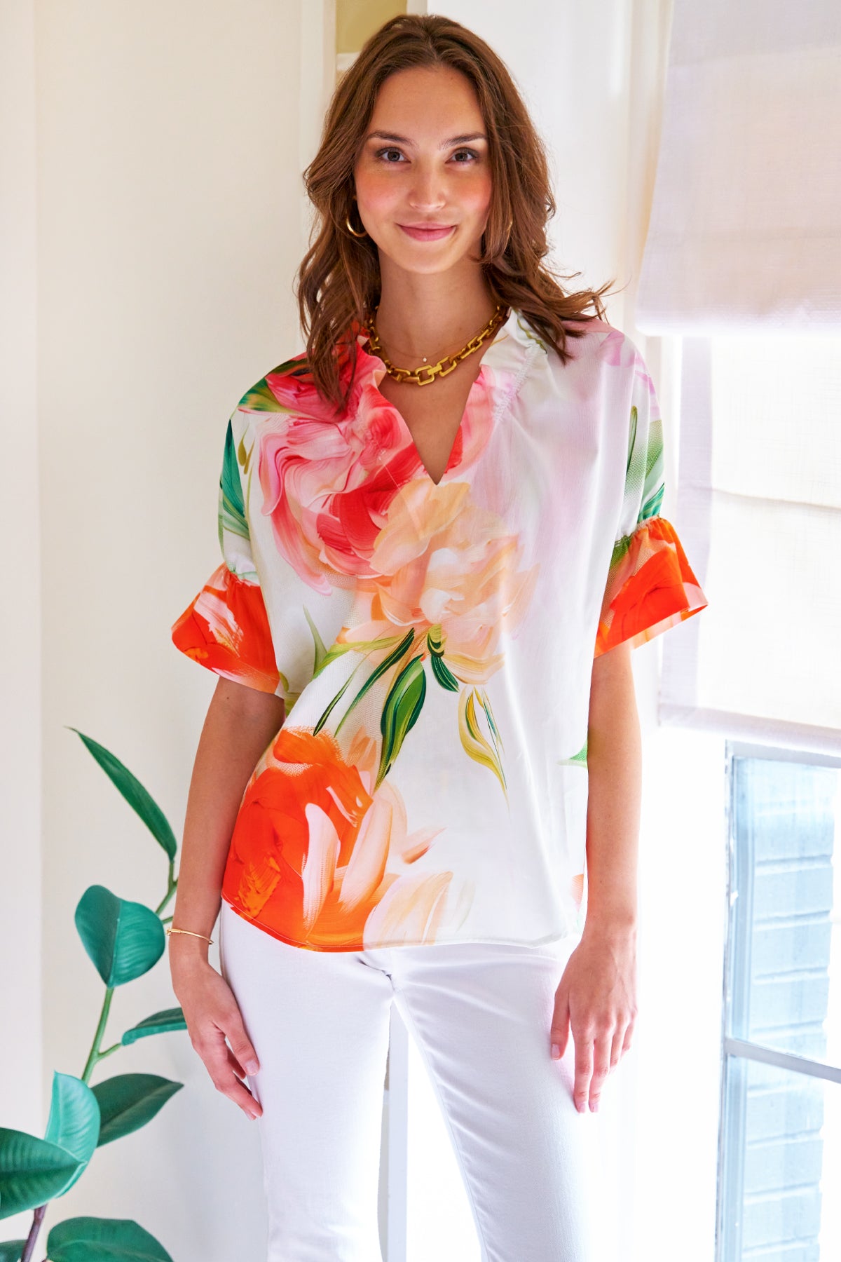 CROSBY TOP PEONY FLORAL