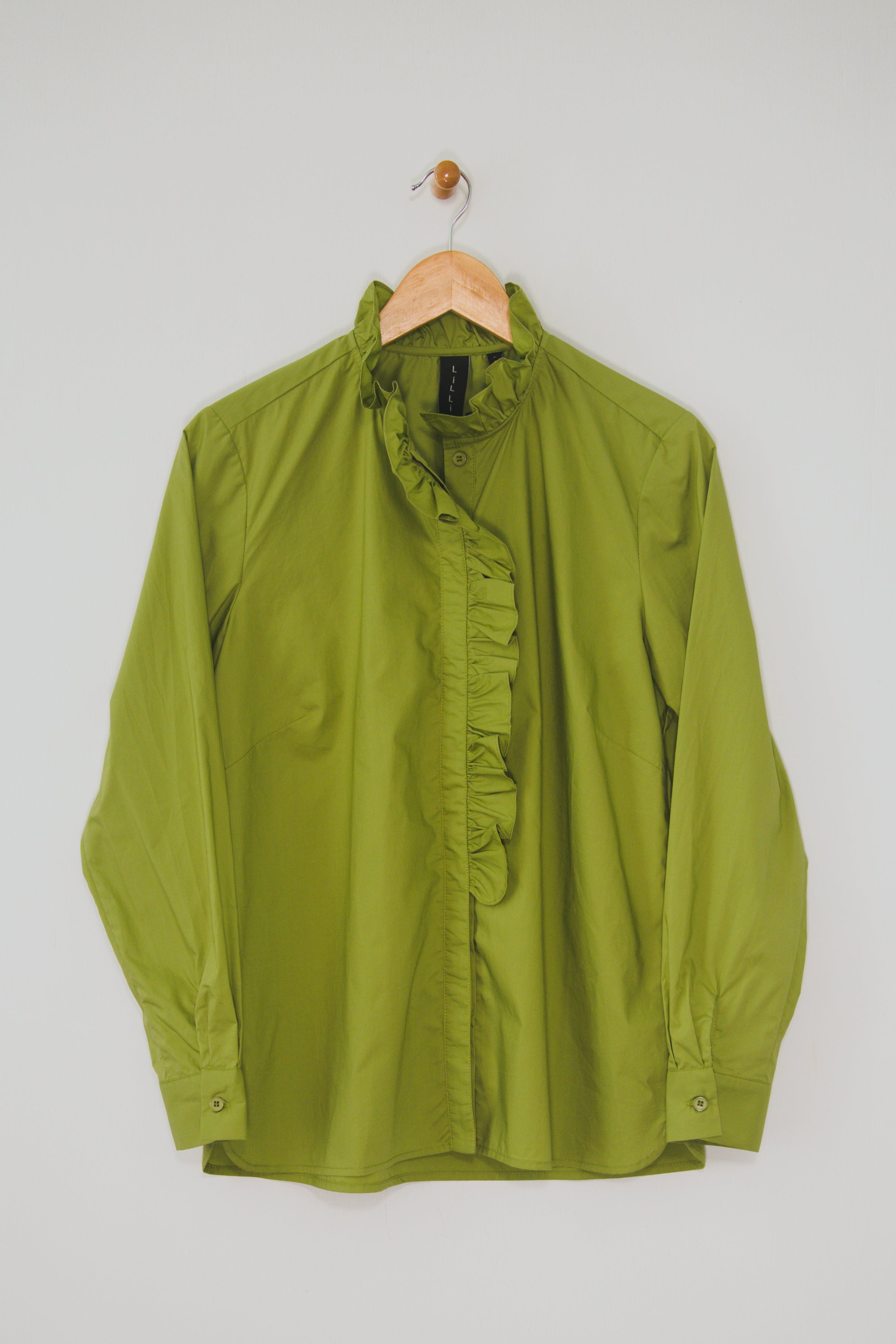LLOYD 70s イギリス製 長袖 フリルシャツ カフスボタン 16-41 LLOYD 70s イギリス製 長袖 フリルシャツ カフスボタン 16-41