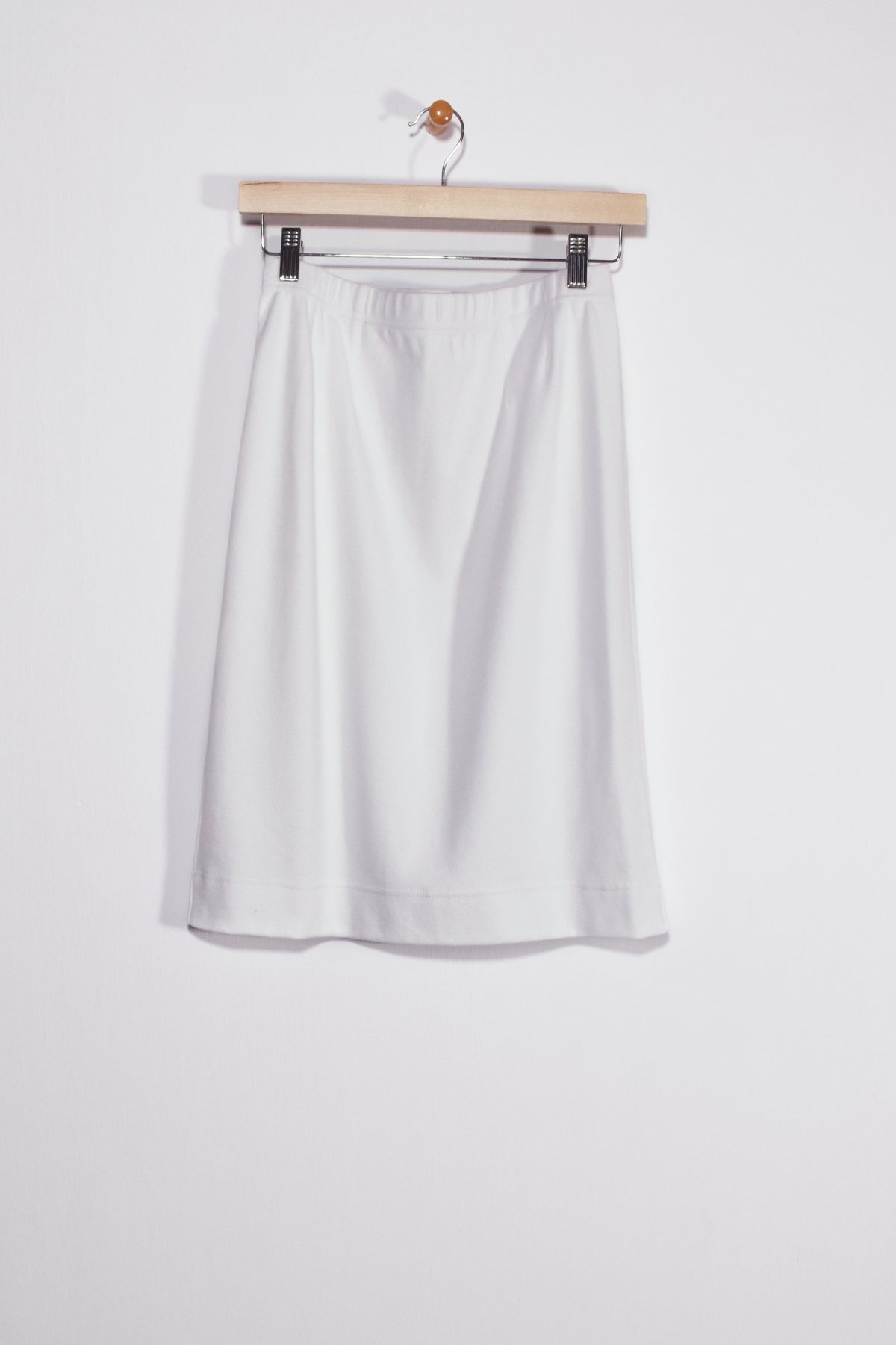White wool Long plain skirt - Buy Online | Terranova