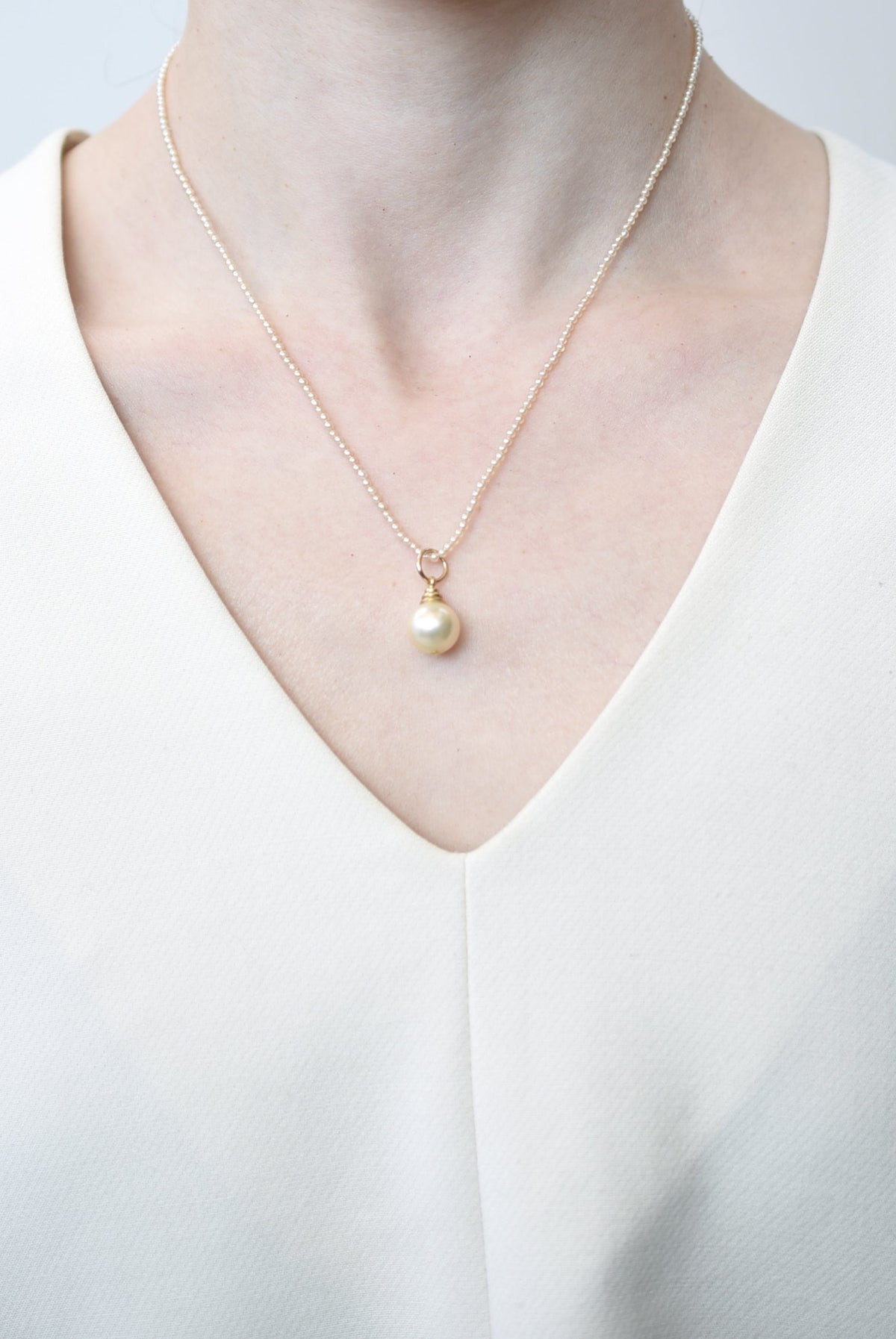 Tiny Pearl Necklace