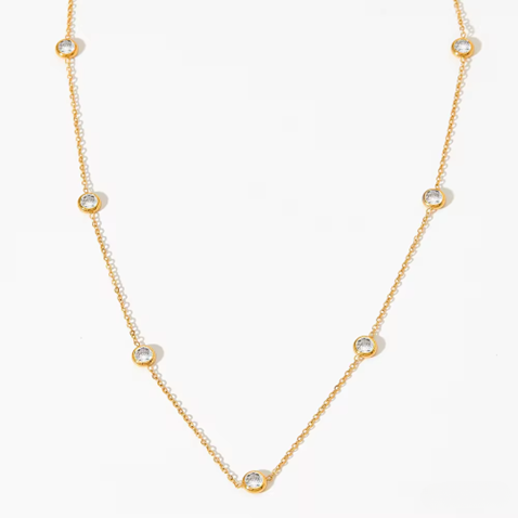 18" Bezel Necklace