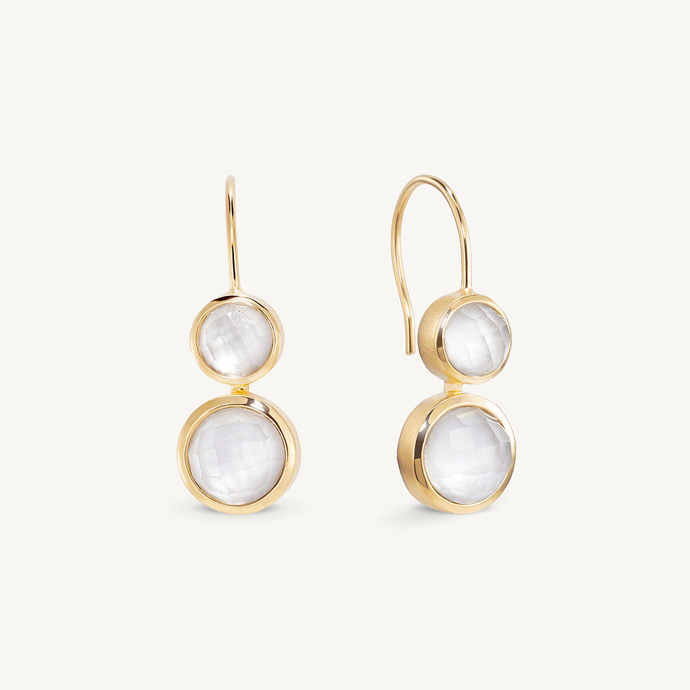 Tulum Double Droplet Earring