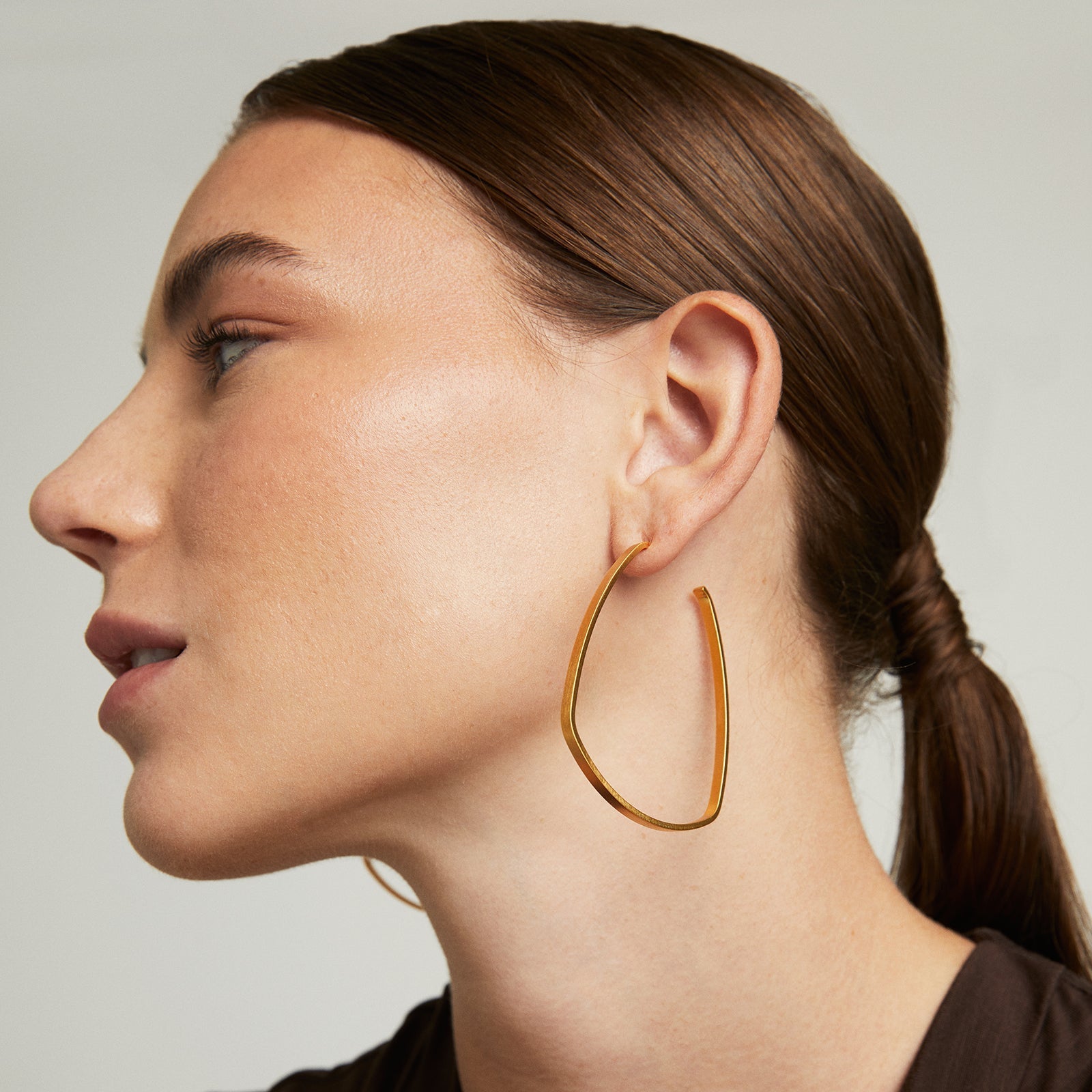 Large Square Hoops – Ballin's LTD