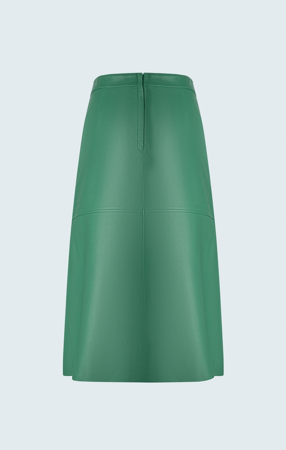 Leather A-Line Midi Skirt Iris Setlakwe