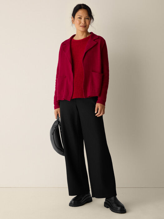 Notch Collar Cardigan