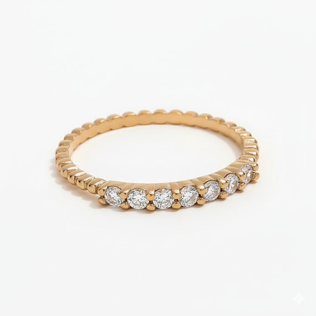 Beaded Clear Band