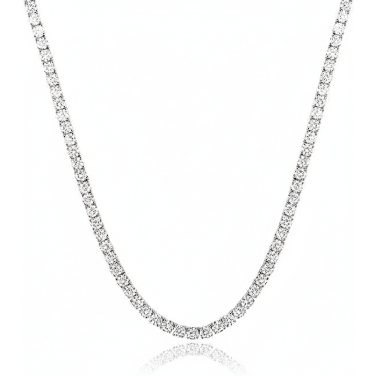 Non-Flip Tennis Necklace