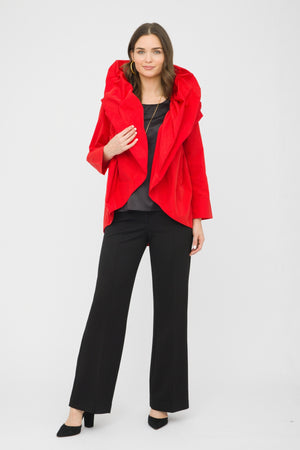 29" Open Ruffle Collar Jacket