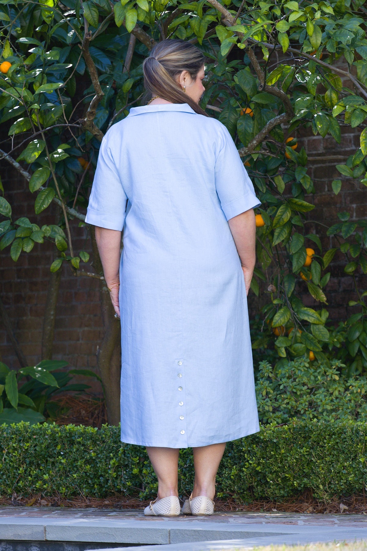 47 Sleeve Button Down Collar Dress Ballin s LTD 47-sleeve-button-down-collar-dress-ballin-s-ltd