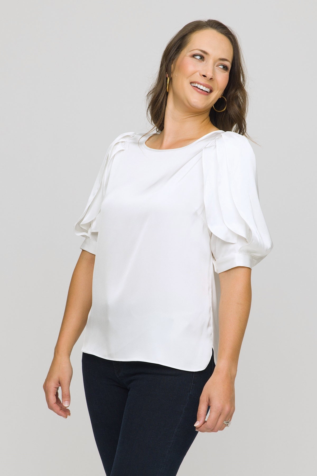28" Layered Elbow Sleeve Tunic