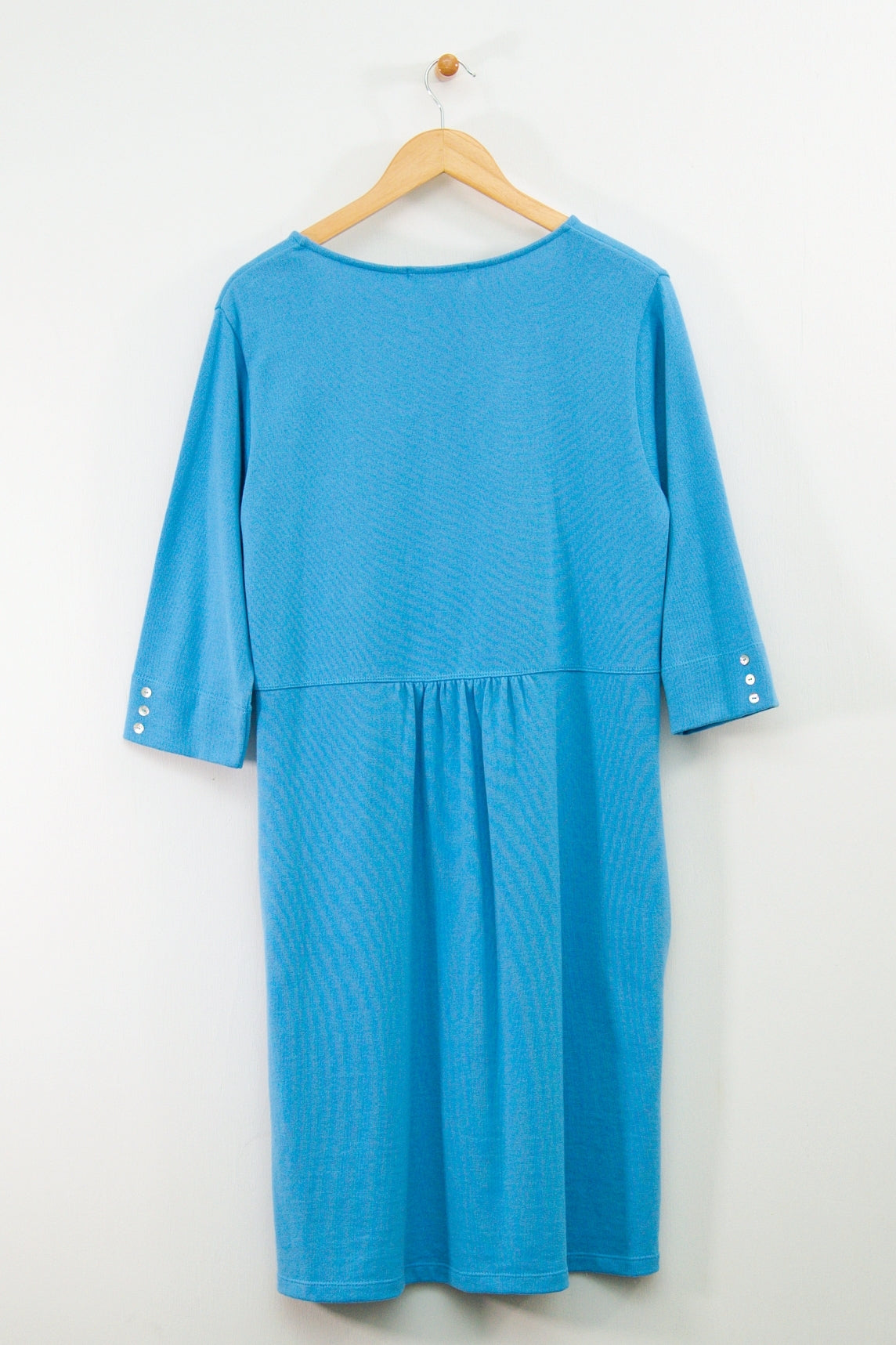 40" Sleeve V-Neck Empire Waist Dress White / 4 (XL) 40" Sleeve V-Neck Empire Waist Dress White / 4 (XL)