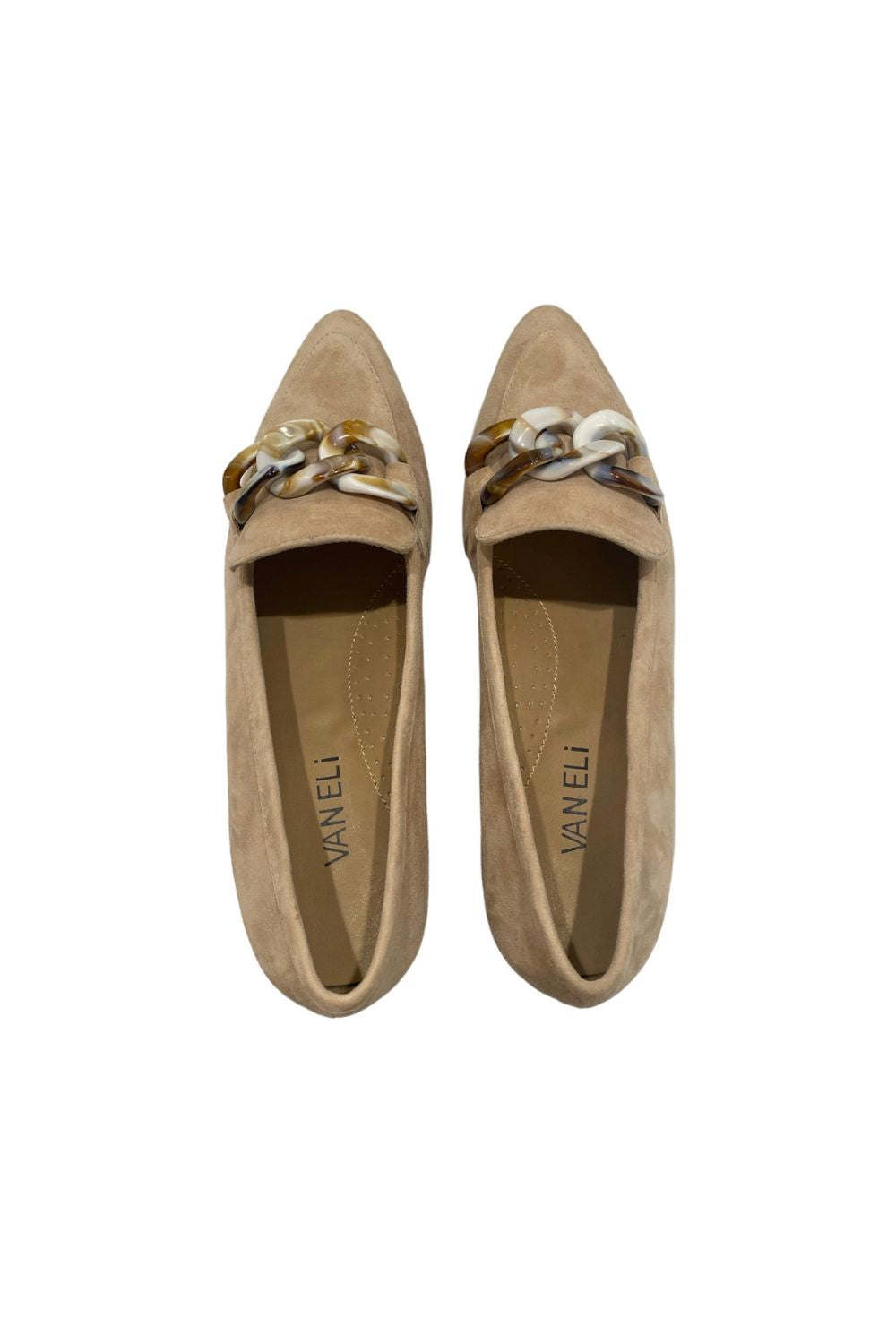 Pointed Toe Loafer W/ Chain VANELI/WOLFF SHOE