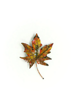 North Wind Maple Leaf Brooch Pin