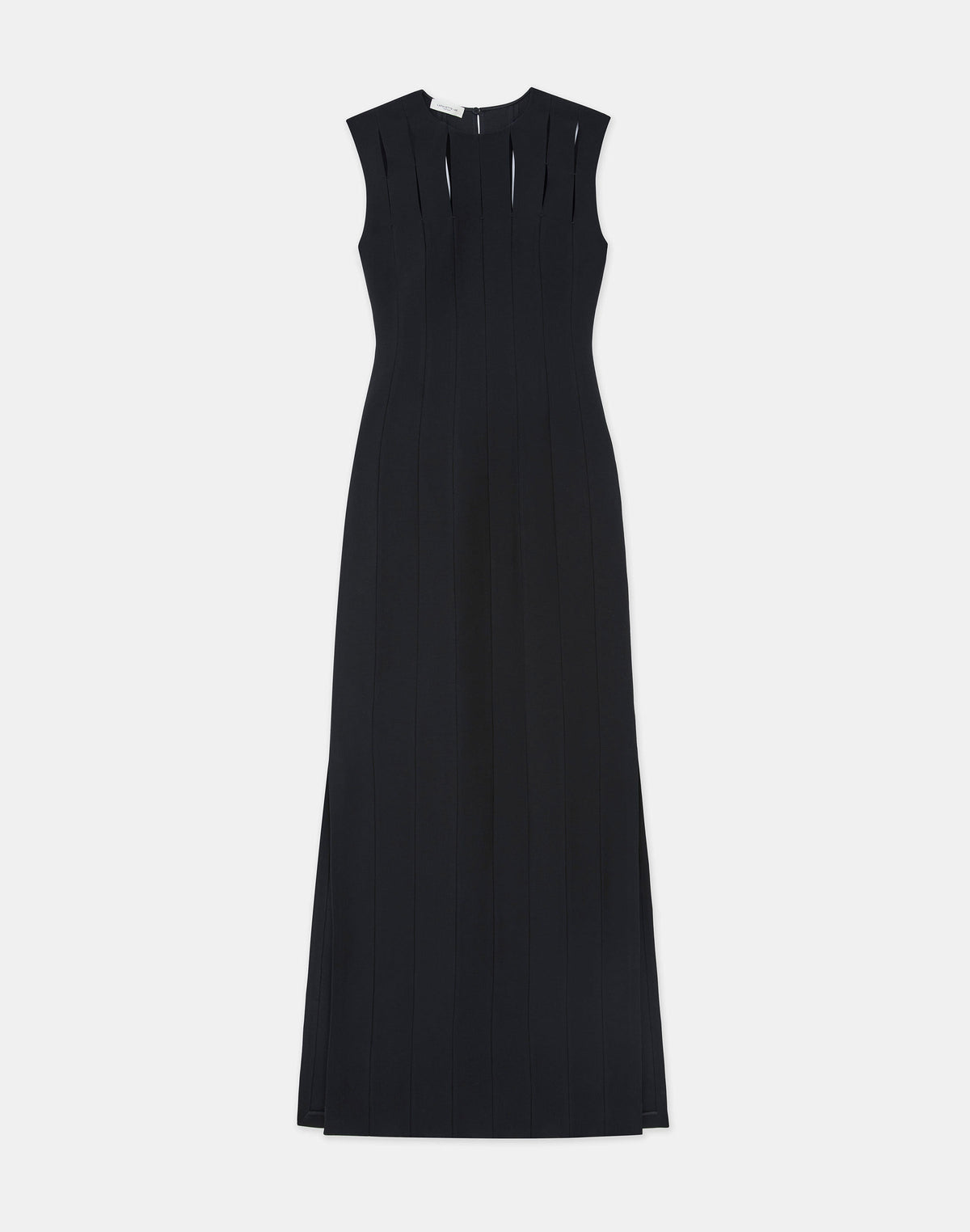 Silk Crepe Cutout Gown