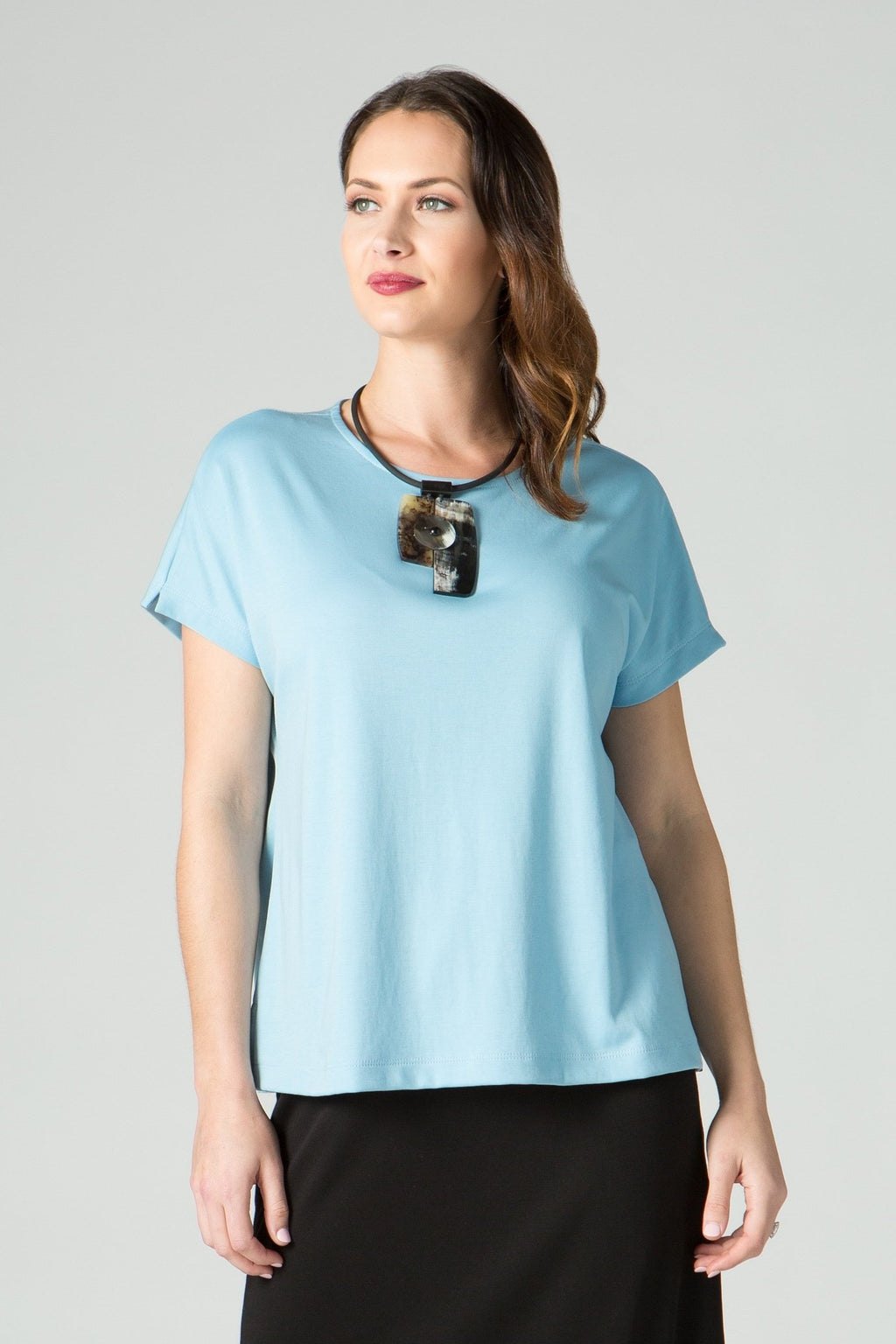 Pima Cap Sleeve Carré T