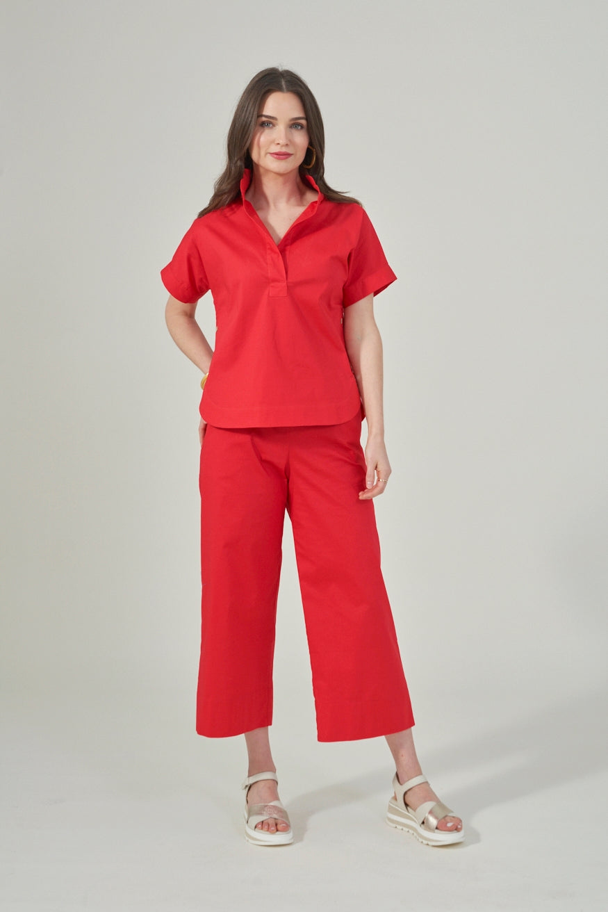 35" Wide Leg Flood Pants Amélline