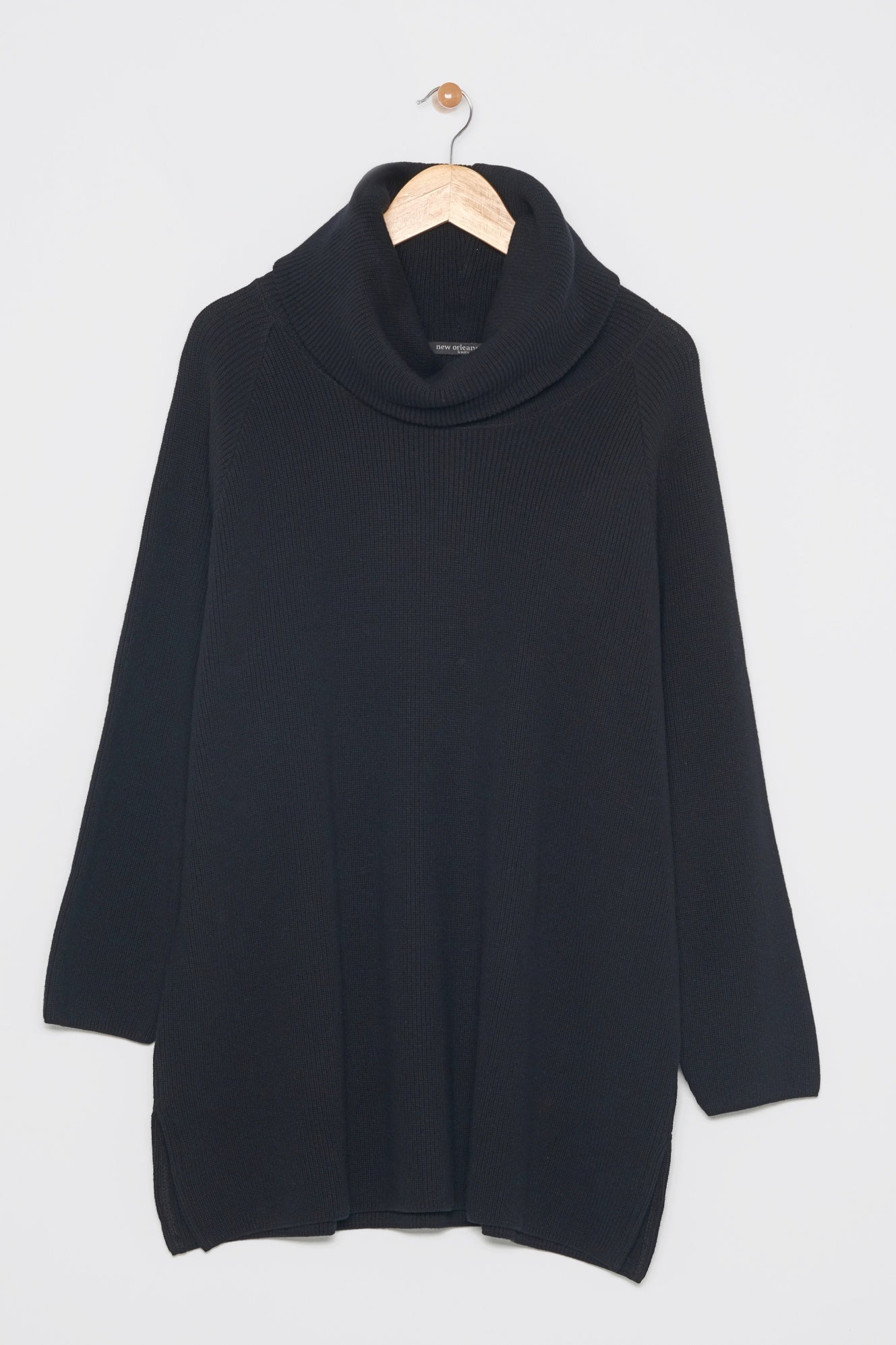 Oversized black cowl neck sale sweater