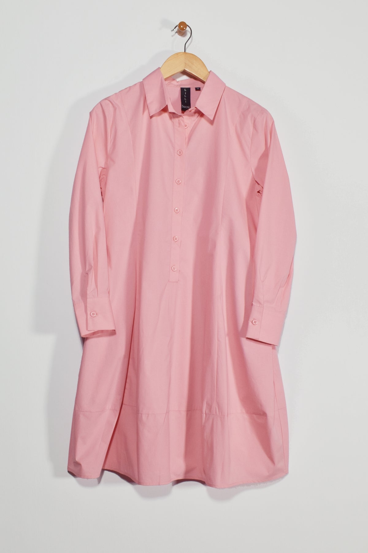 38” Long Sleeve Shirtdress with Balloon Skirt Lilli Sucré