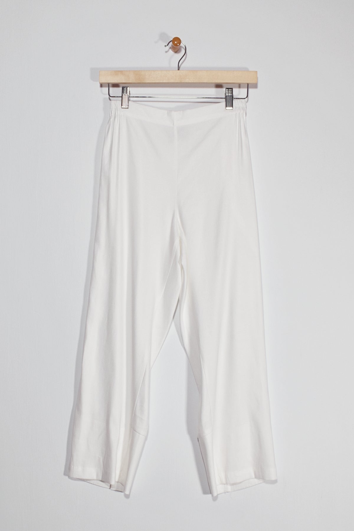 35” Capri Pants with Flat Front Elastic Waist - Ballin's LTD