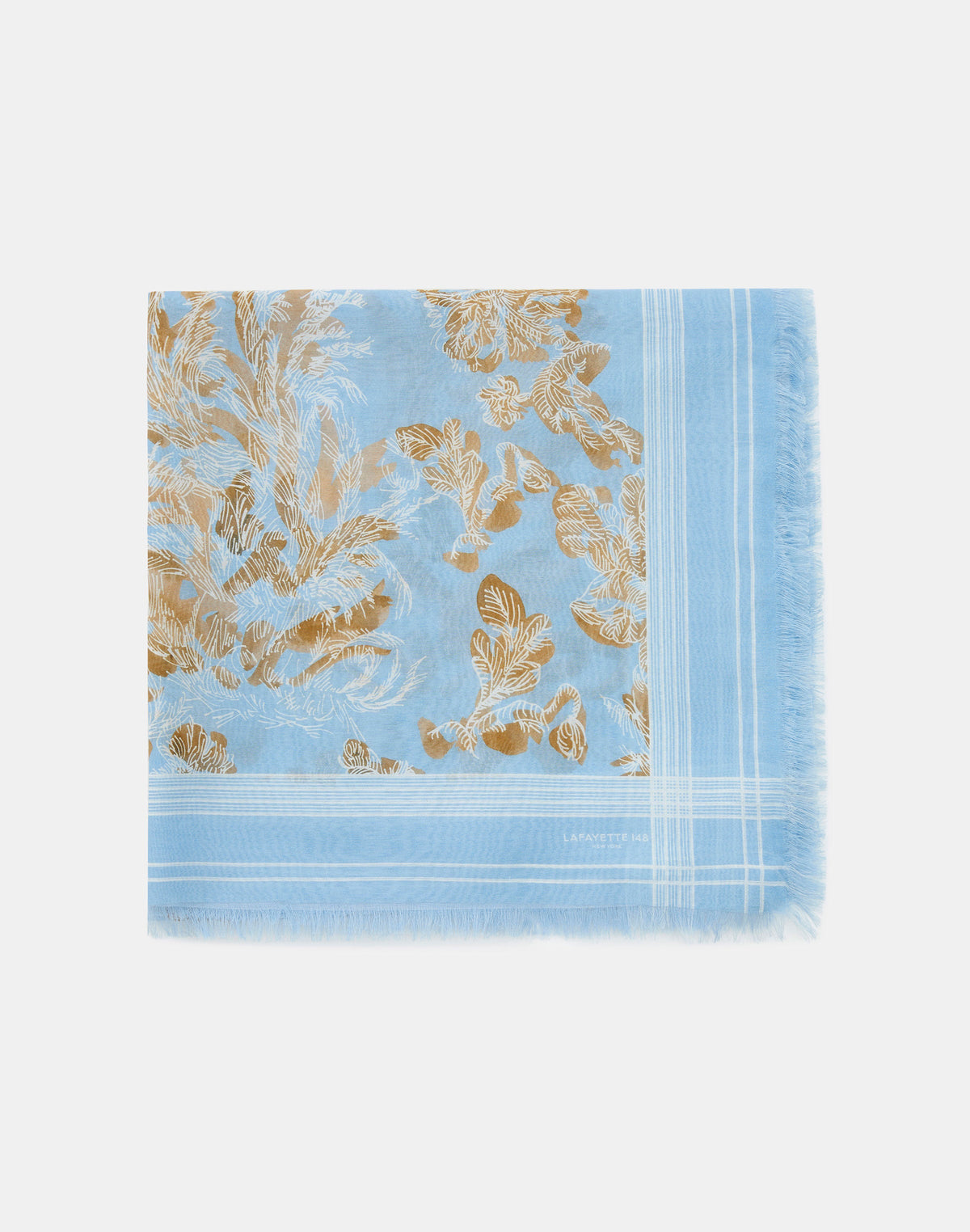 Floral Frost Toile Scarf LAFAYETTE 148